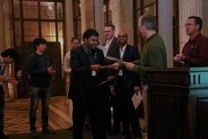 Monowar Hasan, advised by ITI research assistant professor Sibin Mohan, won Best Paper Award for his work presented at the Real-Time Systems Symposium (RTSS).