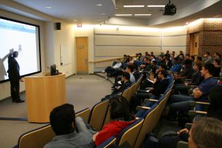 Jessy Grizzle, a professor at the University of Michigan, delivers a keynote talk. 