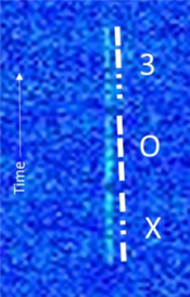 The ExoCube's broadcast from orbit, caught by a German ham radio operator.