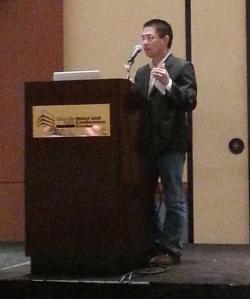 Cuong Pham presents his research during DSN 2014.