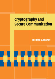 Cryptography and Secure Communication (Cambridge, 2014)