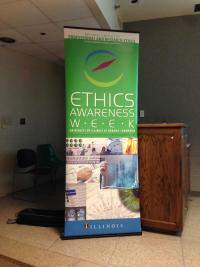 Ethics Awareness was held March 3 - 7 to educate and bring awareness to the ethical issues surrounding students, staff and faculty, focusing on learning, scholarship and research.