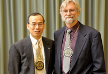 Zhi-Pei Liang (left) and David Nicol
