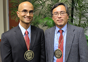 Naresh Shanbhag (left) and Martin D F Wong