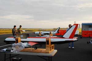 NASA's AirSTAR craft before flight