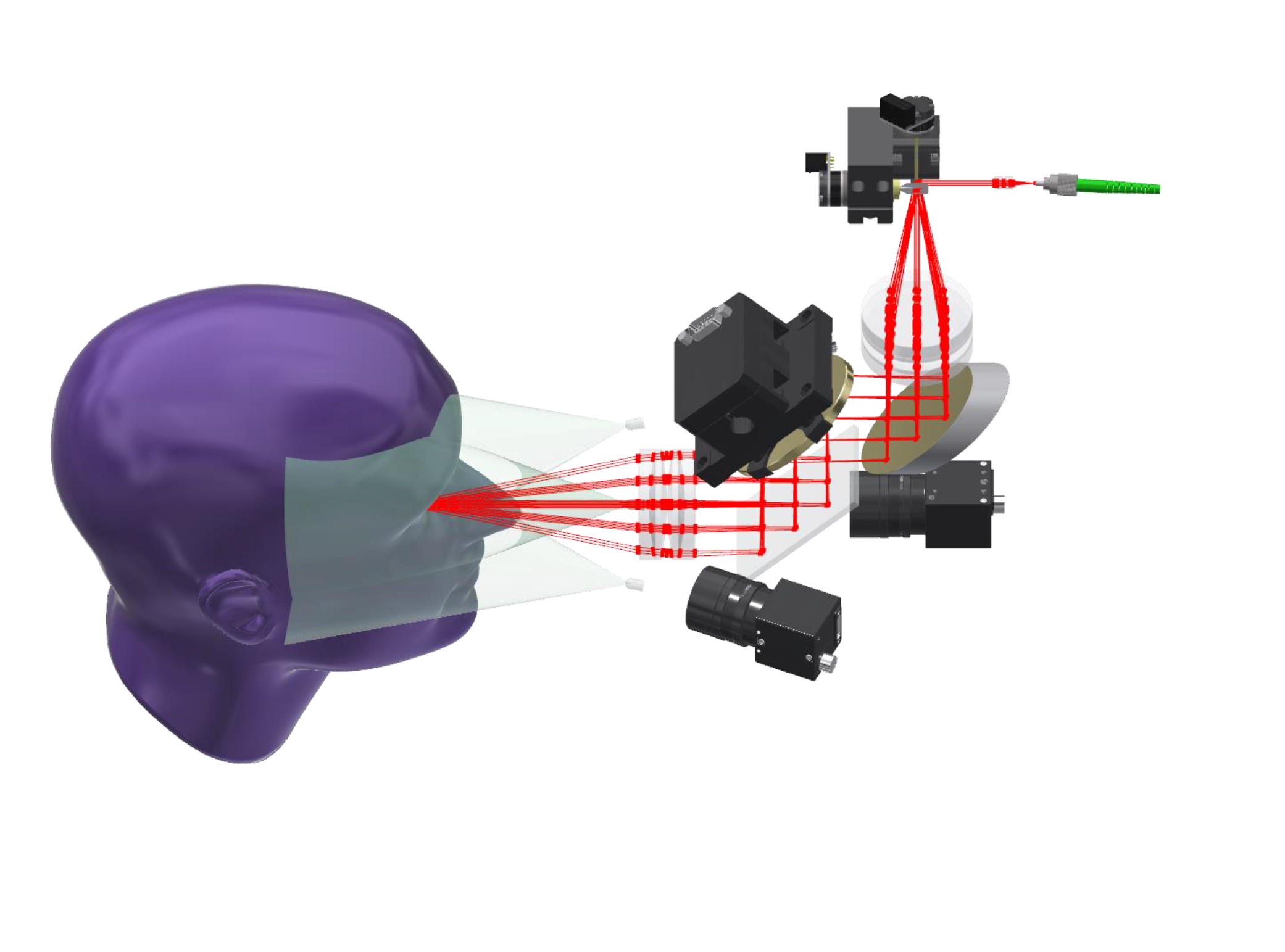 The robotic eye examination system developed by Hauser and his collaborators.